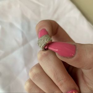 Michael M Huggie Diamond Hoop Earrings 18k White Gold see michaelmcollection.com